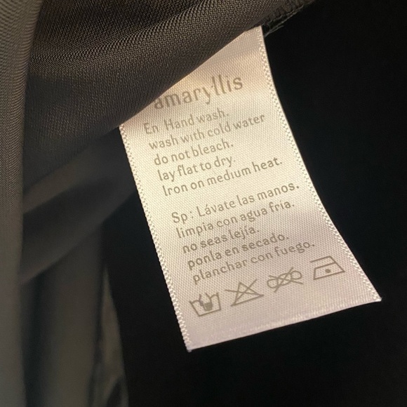 AMARYLLIS BLACK VELVET FAUX WRAP SIDE RUCHING POLKA DOT SHEER LONG SLEEVES - Picture 8 of 10